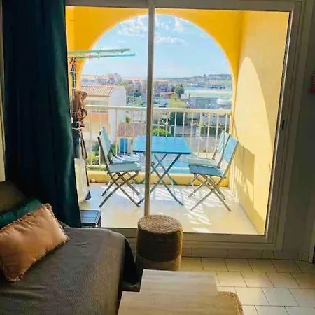 Appart T2 Cabine Climatise A 1 Min Mer + Piscine Apartmán Agde