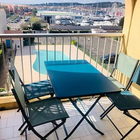 Apartmán Appart T2 Cabine Climatise A 1 Min Mer + Piscine Agde